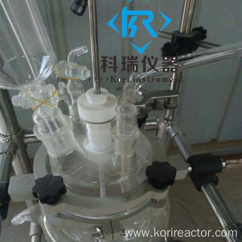 100L double layer glass reactor for laboratory